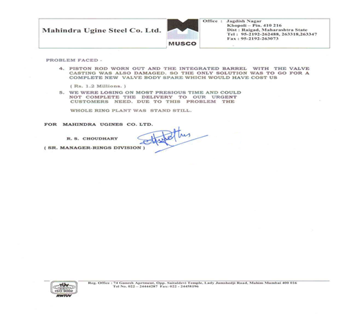 Aroha Systems certification